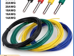 2~50m 1007 Single-core Electric Wire 26 24 22 20 18 16 14AWG PVC Insulated Solid Tinned Plating Copper LED Cable Extension Cord
