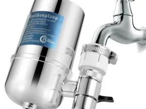 Faucet Water Filter Faucet Mount Water Filtration System Household Kitchen Water Purifier Tap Water Filter, Reduce Chlorine