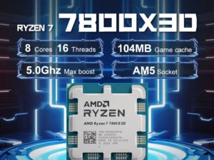 AMD Ryzen 7 7800X3D 4.2GHz L3=96M Processor 8-Core 16-Thread R7 7800X3D 120W Socket AM5 5NM DDR5 NEW but No Fan