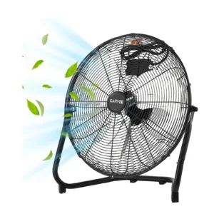 12/20 Inch Floor Fan, 3 Speeds 4800 CFM High Velocity Heavy Duty Industrial Fan, 360° Adjustable Tilt,Cooling for Industrial Home