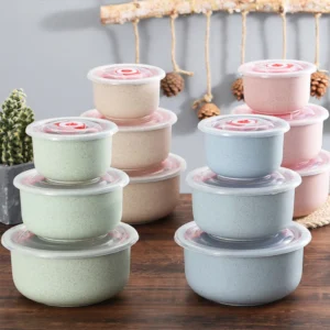 3pcs Food Storage Containers Bento Box Lightweight Food Storage Containers for Kitchen Storage Picnic Meal Prep Take Out