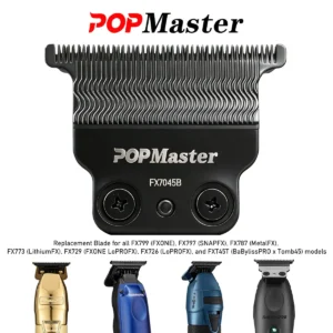 POPMaster Metal-Injection Molded Deep-Tooth T-Blade for Trimmers Replacement Blade for All FX799 (FXONE) FX797 (SNAPFX)