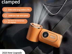 Portable Handheld Fan Mini Clip Fan Umbrella Holder Function Rotatable USB charging Compact Personal Cooling Fan Outdoor Camping