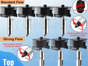 For Bambu Lab P2S Hotend Kit Stand/High Flow 0.2/0.4 0.6/0.8mm Fast Printing Upgrade Hot End Quick Swap For Bambulab P2S Printer