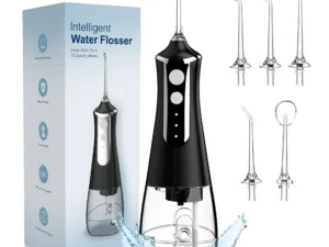 Dental Oral Irrigator Water Flosser Thread Teeth Pick Mouth Washing Machine 5 Nozzels 3 Modes USB Rechargeable 300ml Tank