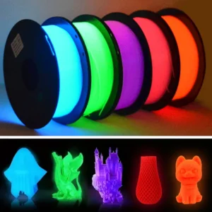 DIY Christmas Gift, 1.75mm PLA Luminous 3D Printer Filament, 200g(0.44L)Spool, Glow in the Dark, for Most FDM Printers