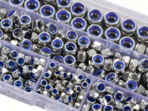 210/150pcs Stainless Steel Hex Lock Nuts, Anti-Slip Self-Locking M3-M8/M4-M6 Assortment for Industrial/Construction/Automotive