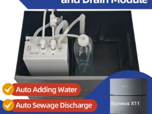 Ecovacs X11 X12 T90 X9 T50 X8 X1 Robot Vacuum Water Change Kit Auto Water Refill and Drain Water Hookup Accessories ModuleM