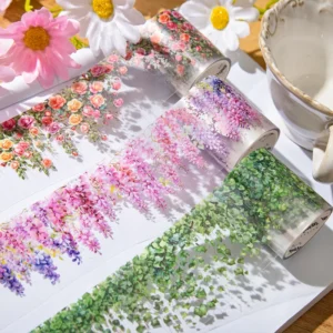 5*200cm 1roll INS Fresh vine theme PET tape Stickers Adhesive Diy Scrapbooking Diary Scrapbooking Collage material Scrapbooking