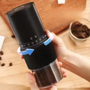 New Portable ElectricManual Coffee Bean Grinder Household 30 Gears Externally Adjustable Coffee Machine Rechargeable Grinders