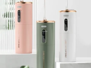 2023 New Portable Water Floss USB Rechargeable Oral Irrigator 280ML Electric Tooth Cleaning Device 3 Modes Waterproof Irrigator