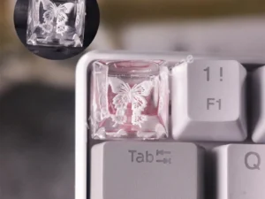 Personalized Handmade Butterfly Keycaps Resin Translucent SA Height Mechanical Keyboard Game Accessories Keycap MX Switch Gifts