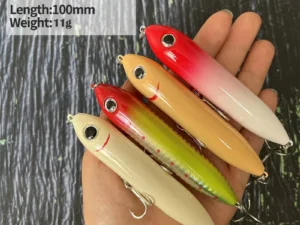 100mm 11g Pencil Fishing Spook Lures Floating Artificial Bait Saltwater Freshwater Okie Shad Swimbait Super Spook Jr Wobblers
