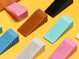 Safety Silicone Door Stop Stoppers Block Wedge Doorstops Door Stopper Home Office Door Rear Retainer Anti-collision Stop