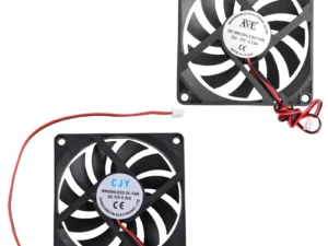 12V 2-Pin 80x80x10mm PC Computer CPU System Heatsink Brushless Cooling Fan 8010 Desktop PC Chassis Radiator Cooler Fans