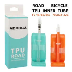 MEROCA Road Bike TPU Inner Tube 700x23-32C FV 45L/65L/80L Ultra-light Road Bicycle Inner Tube