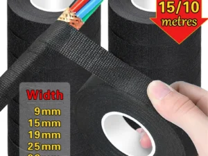 Automotive Wiring Harness Adhesive Tape Noise Reduction Heat Resistance Flame Retardant Electrical Protective Cloth Tape