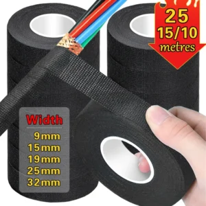 Automotive Wiring Harness Adhesive Tape Noise Reduction Heat Resistance Flame Retardant Electrical Protective Cloth Tape