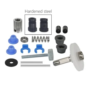 BMG Extruder kit Dual Drive Gear Hardened Steel Upgrade Feed Gear Extruder Kit For BMG For Prusa DIY Bowden Direct Extruder