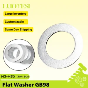 0.1/0.2/0.3/0.5mm Ultra Thin Flat Washer 304 Stainless Steel M3 M4 M5 M6 M7 M8 M10 M12 to M30 Adjust Gasket Precision Shim