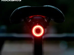 ROCKBROS Smart Bike Tail Light Bicycle Rear Lights IPX6 Waterproof Bike Lights for Night Riding with Type C Rechargeable