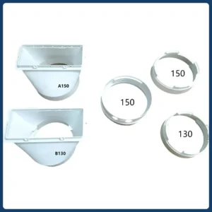 1PC Hose Tube Connector Portable Air Conditioner Exhaust Duct Interface 15cm 13cm For Haier Mobile Air Conditioner Hoses Parts