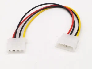 1pcs IDE 4 Pin Molex Female To 4 Pin Female Power Extension Connector Cable IDE 4 Pin Female To Female Cable 30cm