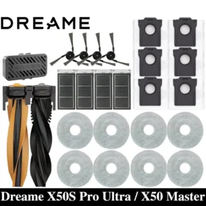 Dreame X50 Ultra/X50 Master/L50 Pro Ultra/L40S Pro Ultra/L40s Ultra/MOVA V50 Ultra Parts Main Brush Filter Mop Cloth Dust Bag