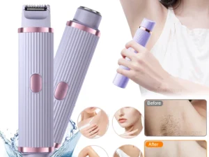 Bikini Trimmer Electric Razor for Women Body Underarm Leg Shaver Female Electric Painless Epilator Facial Mustache Hair Remover