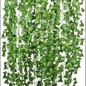 12 Pack 84 Feet Fake Ivy Leaves Artificial Garland Greenery Hanging Plant Vine Wedding Wall Party Room Astethic Decor