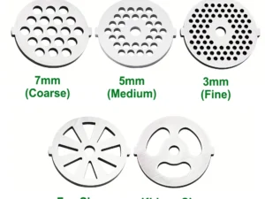 Meat Grinder Blades Plate Discs ,Stainless Steel Cutting Plate for Size 5 Stand Mixer ,replacement parts of meat grinder