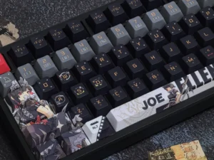 Ellen Joe Keycap Zenless Zone Zero Cartoon Cute Game Character PBT Keycaps Cherry Profile Anime Black Mechanical Keyboard Caps