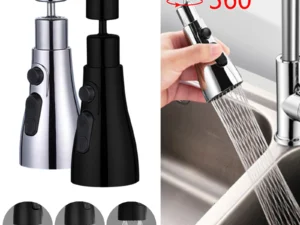 3 In 1 Kitchen Faucet Extender Universal 360° Rotate Pull Out Kitchen Tap Multi-mode Strong Flushing Booster Kitchen Accessories