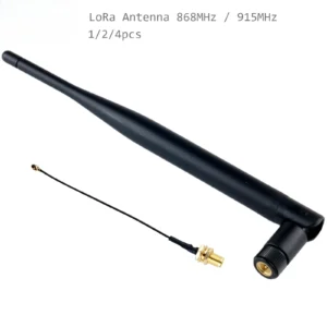 868MHz / 915MHz LoRa Antenna 5DBi SMA Male to U.FL Connector Cable Omni-directional Antenna for Meshtastic Lora Board IoT