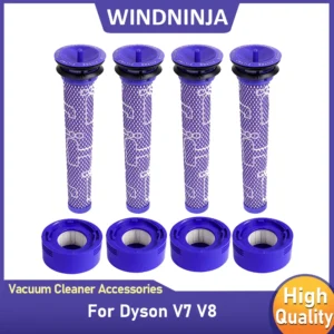 Pre Filter Post Filter Kit Attachment for Dyson V7 V8 Cordless Vacuum Cleaner Filter Spare Parts Replacement Accessories Parts