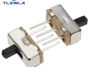 20Pcs SS12D00 Interruptor On-Off Mini Slide Switch 3pin 1P2T 2 Position High Quality Toggle Switch Handle length:3MM/4MM/5MM/6MM