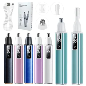 Electric Ear Nose Hair Trimmer Rechargeable Type-C Fast Charging Portable Eyebrow trimming Hair Trimmer For Nose