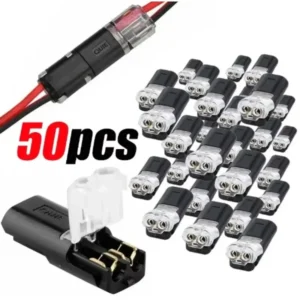 2Pin Way Plug Car Wire Connector Electrical Connector Wire Cable Automotive Waterproof Cable Connector 50/1 Pieces/set