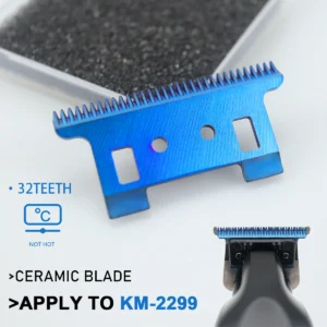 For Kemei KM-2299 Replacement Movable Blade Professional Clipper Trimmer Cutting Knife Head Parts Accessories