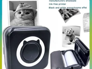 MINI Print Portable Thermal Printer Photo Pocket Thermal Label Printer 58mm Printing Wireless Bluetooth Android IOS