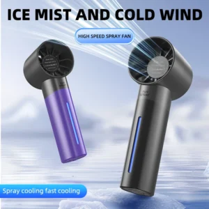 Handheld Small Fan Turbine Spray Mini Fan Water Replenishing Outdoor Camping Dormitory Household Portable USB Summer Cooling