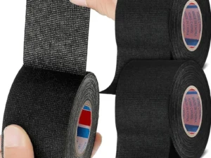 15 Meter Heat-resistant Flame Retardant Tape Adhesive Cloth Tape For Car Cable Harness Wiring Loom Protection Width 9/19/25MM