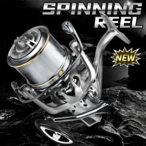 Rooblinos Stainless Steel Bearing Spinning Fishing Reel 8000 9000 10000 12000 14000 25KG Powerful Reel Saltwater Fresh Water