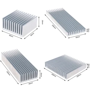 - Extruded Aluminum Heatsink For High Power LED IC Chip Cooler Radiator Heat Sink -