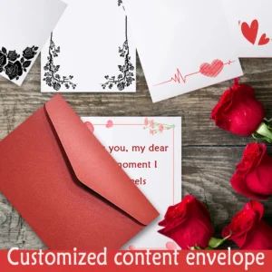DIY Custom envelopes letter, Valentine's Day letter customization, friend blessing letters,Company documents print,Mail a letter