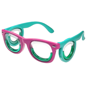 Kids' Motion Sickness Glasses - Ultra-Light Travel Essential for Car/Air/Sea and Cruise | Nausea Relief