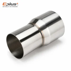 EPLUS Exhaust Pipe Reducer Adapter Stainless Steel Universal Straight Connector for Car and Motorcycle Exhaust Systems