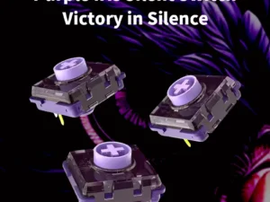 Kailh Purple Iris Silent Switch 30g Purple Iris Mini Low Profile Switches Fast Actuation Silent Switches HITBOX Keyboards Switch