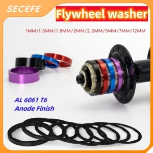 Bike Cassette Gasket Freehub Body Freewheel Washer Freewheel Spacers Bicycle Hub Washer for Adjusting Bike Flywheel Washer