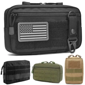 EDC Molle Tactical Pouch Waist Pack Compact Utility Pouches Waist Belt Bag Medical Bags Phone Case Outdoor Hunting Accessories